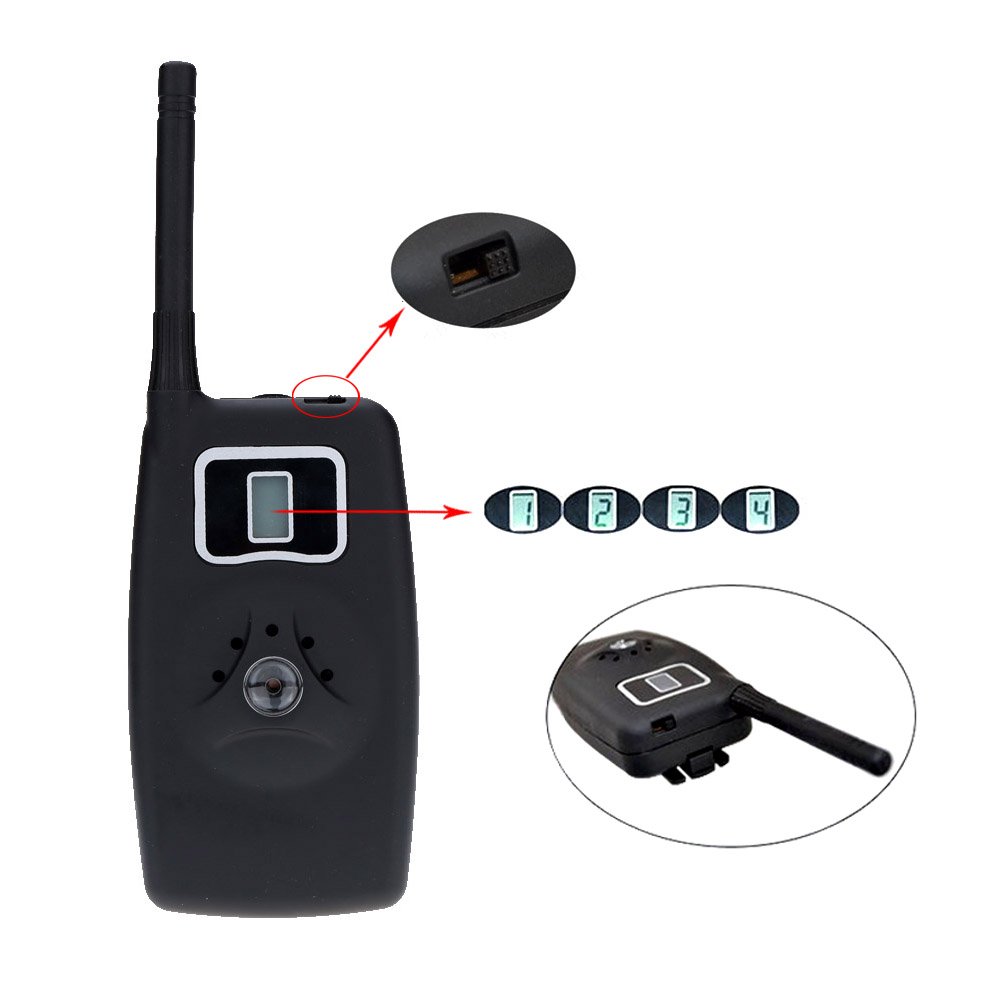 Lixada Wireless Fishing Bite Alarm Set - 4 LED Fishing Alarms + 1 Receiver for Night Fishing, Carp Fishing, and Bank Fishing | Portable & Waterproof Fishing Gear for Anglers