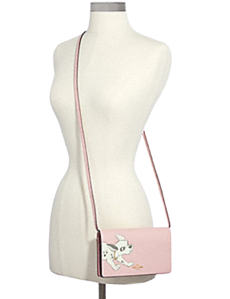 Coach Disney X Hayden Foldover Crossbody Clutch With Dalmatian Print - Stylish Mini Bag for Women, Perfect for Parties, Date Nights & Daily Use