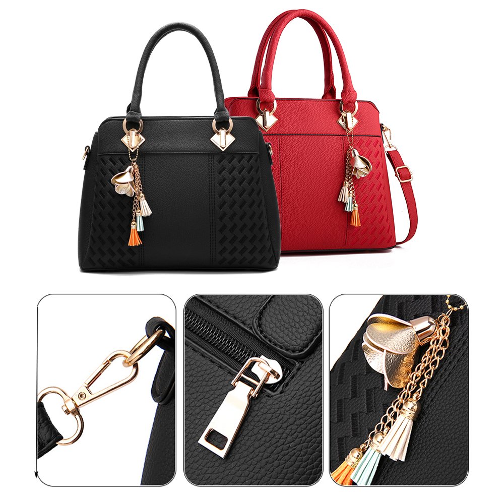 Premium Genuine Leather Shoulder Bags for Women - Fashion Designer Handbags, Satchel Tote & Crossbody Purse - Perfect for Work, Travel & Everyday Use