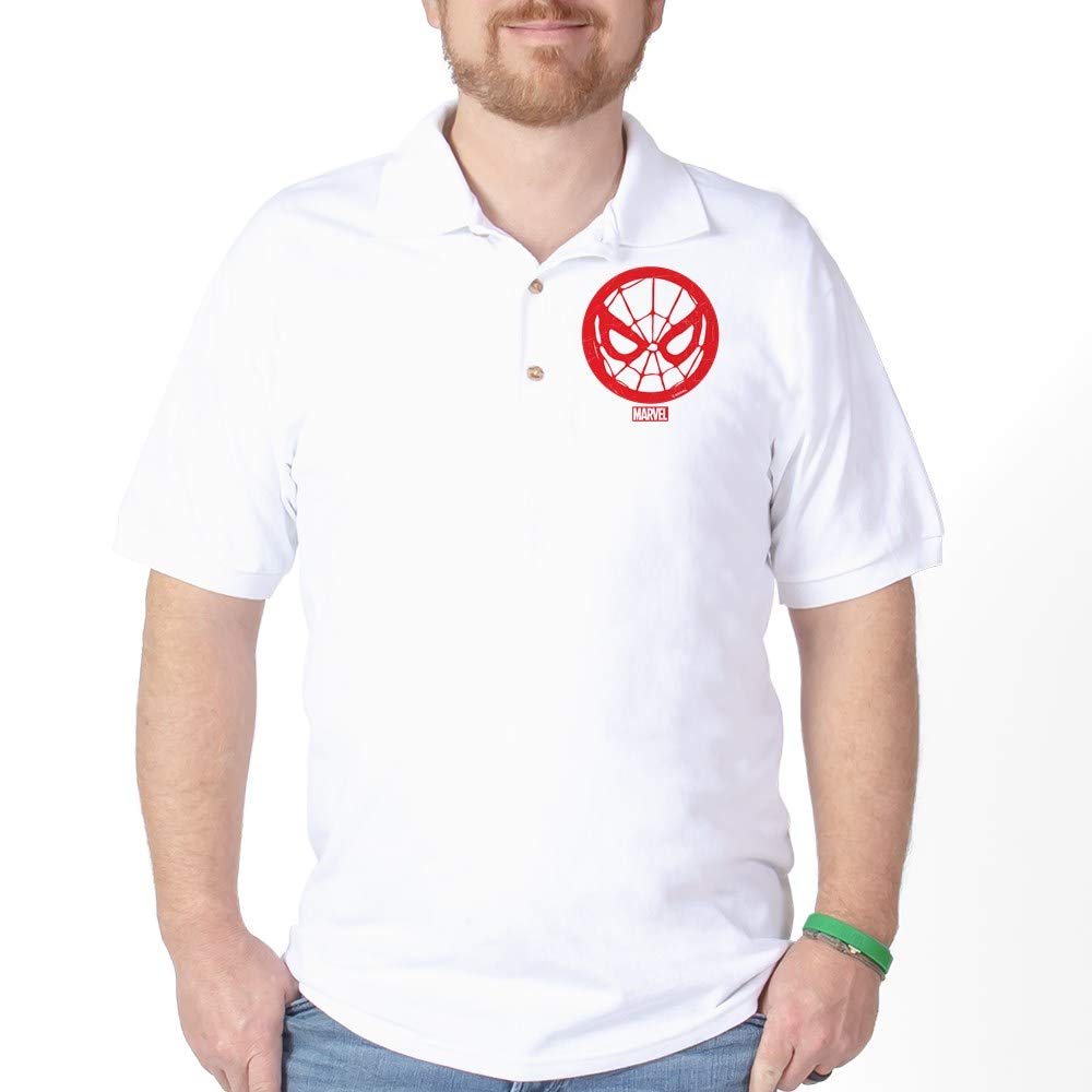 Spiderman Web Golf Shirt - Men's Marvel Superhero Polo for Golf & Casual Wear - Perfect for Golf Tournaments, Comic Conventions & Everyday Superhero Style