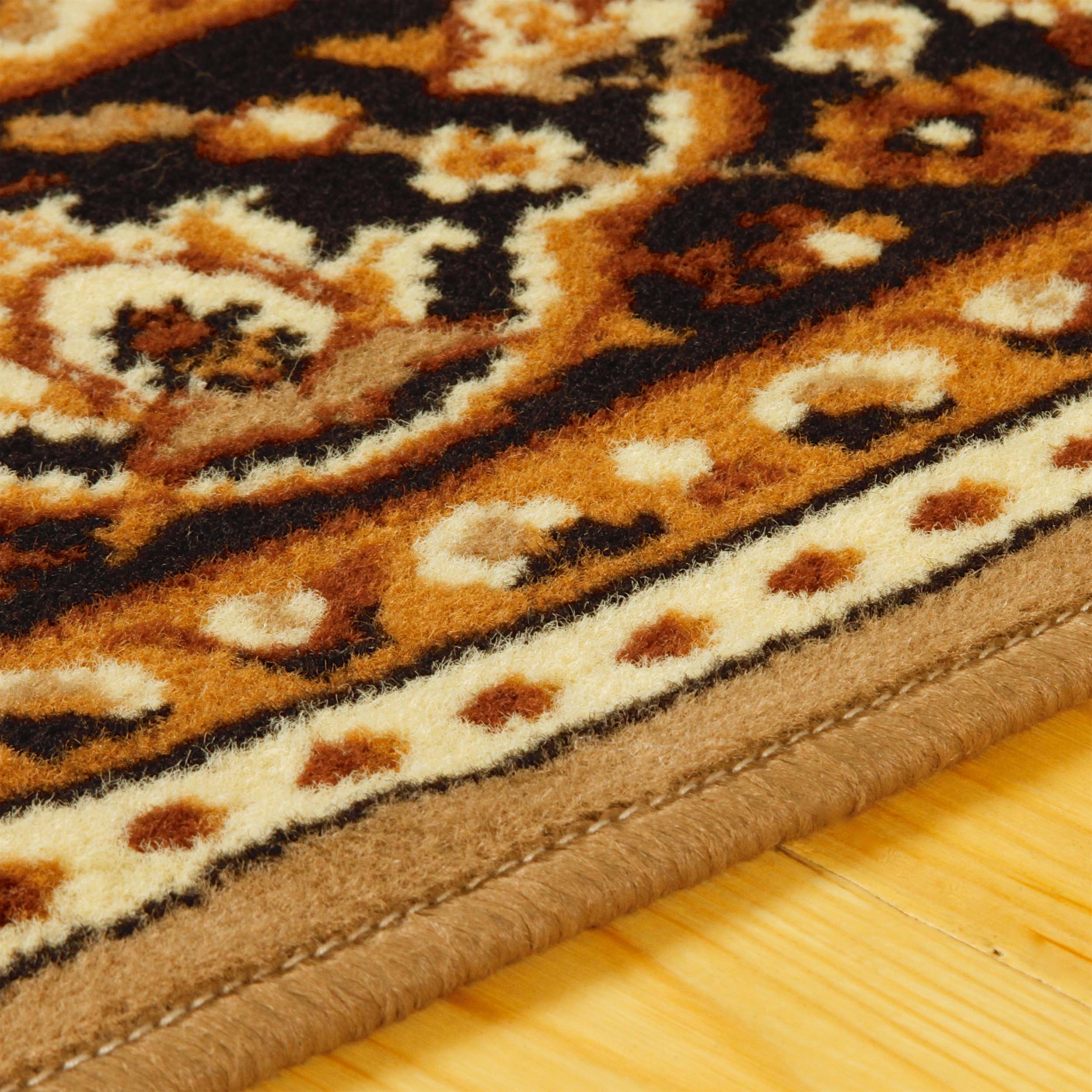 Leopold Formal Medallion Oriental Indoor Area Rug - Non-Slip Traditional Persian Design Runner Rug for Living Room, Bedroom & Hallway Decor