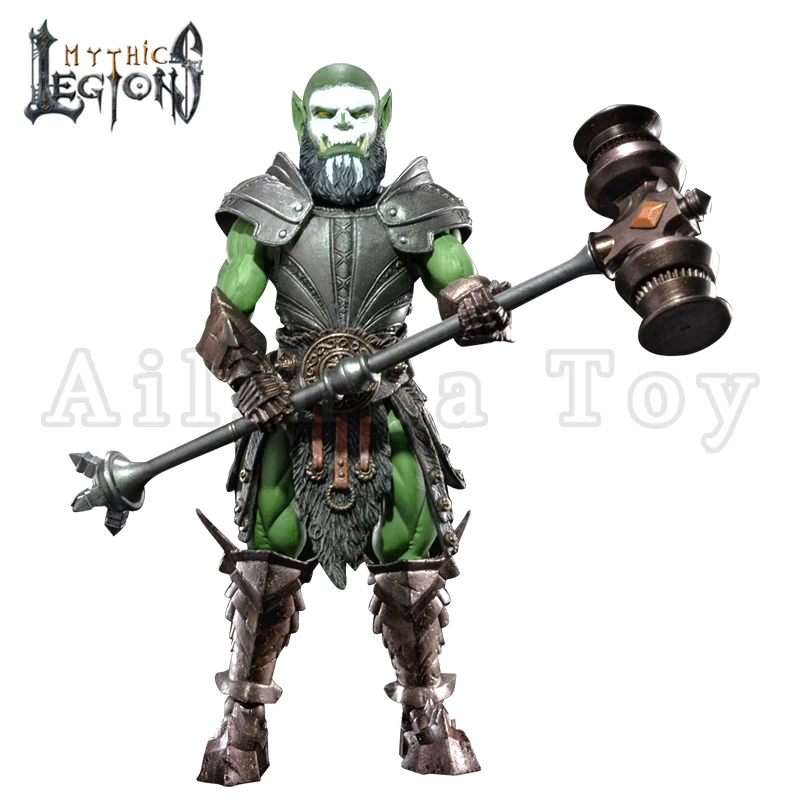 Mythic Legions 1/12 Scale 6-Inch Deluxe Male Orc Builder Ver 2.0 Action Figure by Four Horsemen Studios - Fantasy Roleplay, Collectible Display & Tabletop Gaming