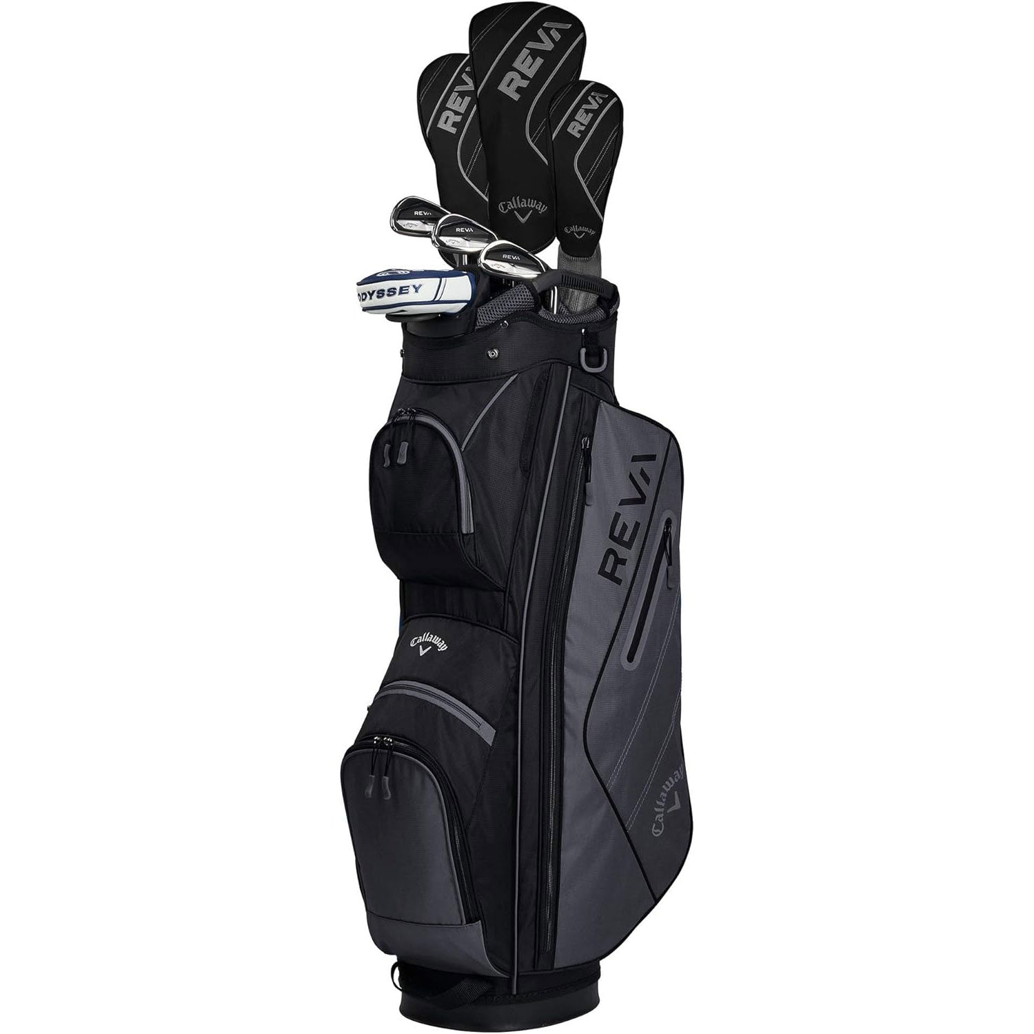 Callaway Reva Graphite 8-Piece Women's Left Hand Complete Golf Set - Perfect for Beginners & Lady Golfers on the Course