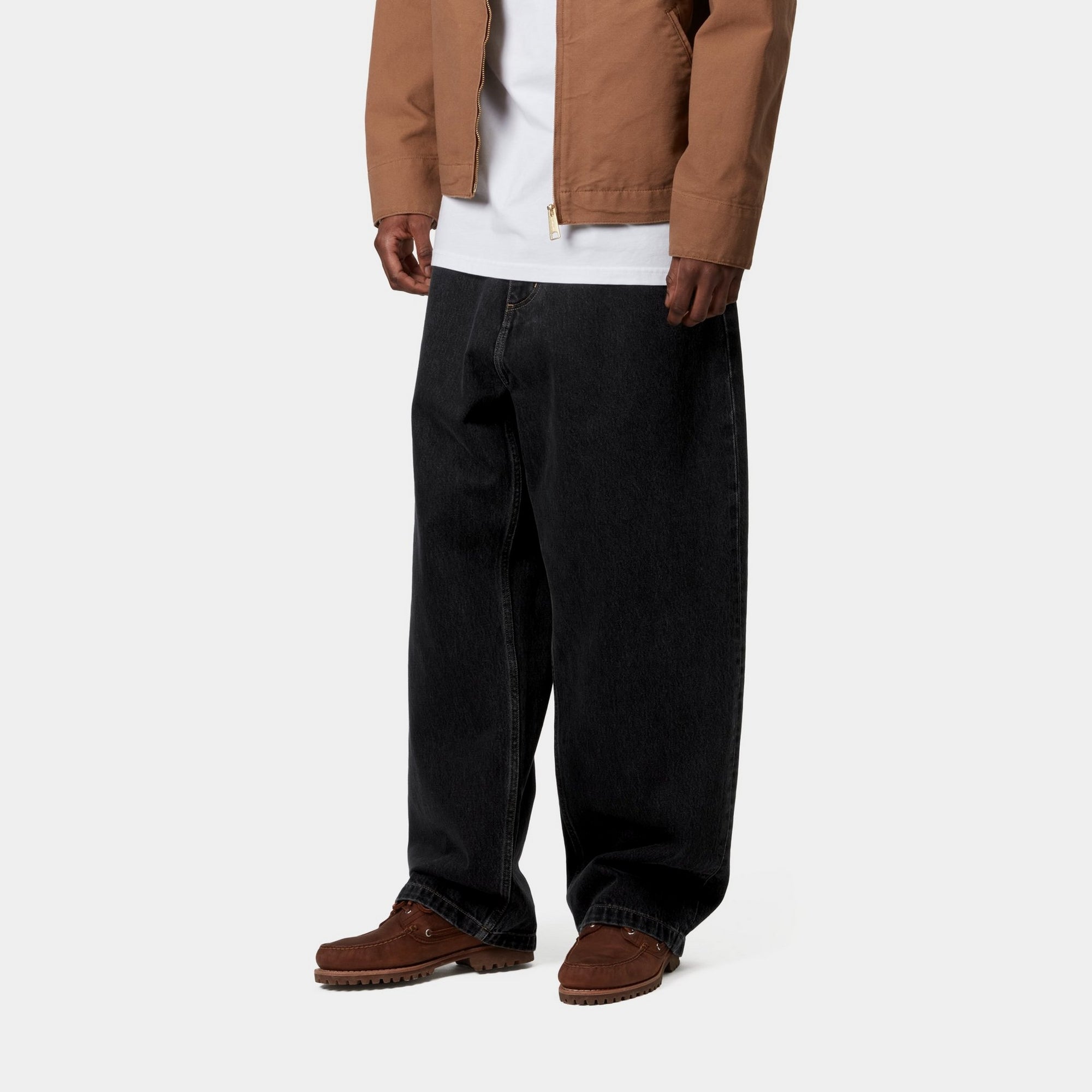 Brandon Men's Casual Pants - Black Stone Washed Cotton Comfort Fit for Everyday Wear | Perfect for Work, Travel & Outdoor Activities