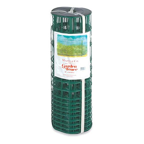 Mazel & Co. 4ft Green Vinyl Garden Fence - Durable Outdoor Decorative Barrier for Yard, Lawn, and Flower Beds | Perfect for Landscaping, Pet Containment, and Privacy Screening