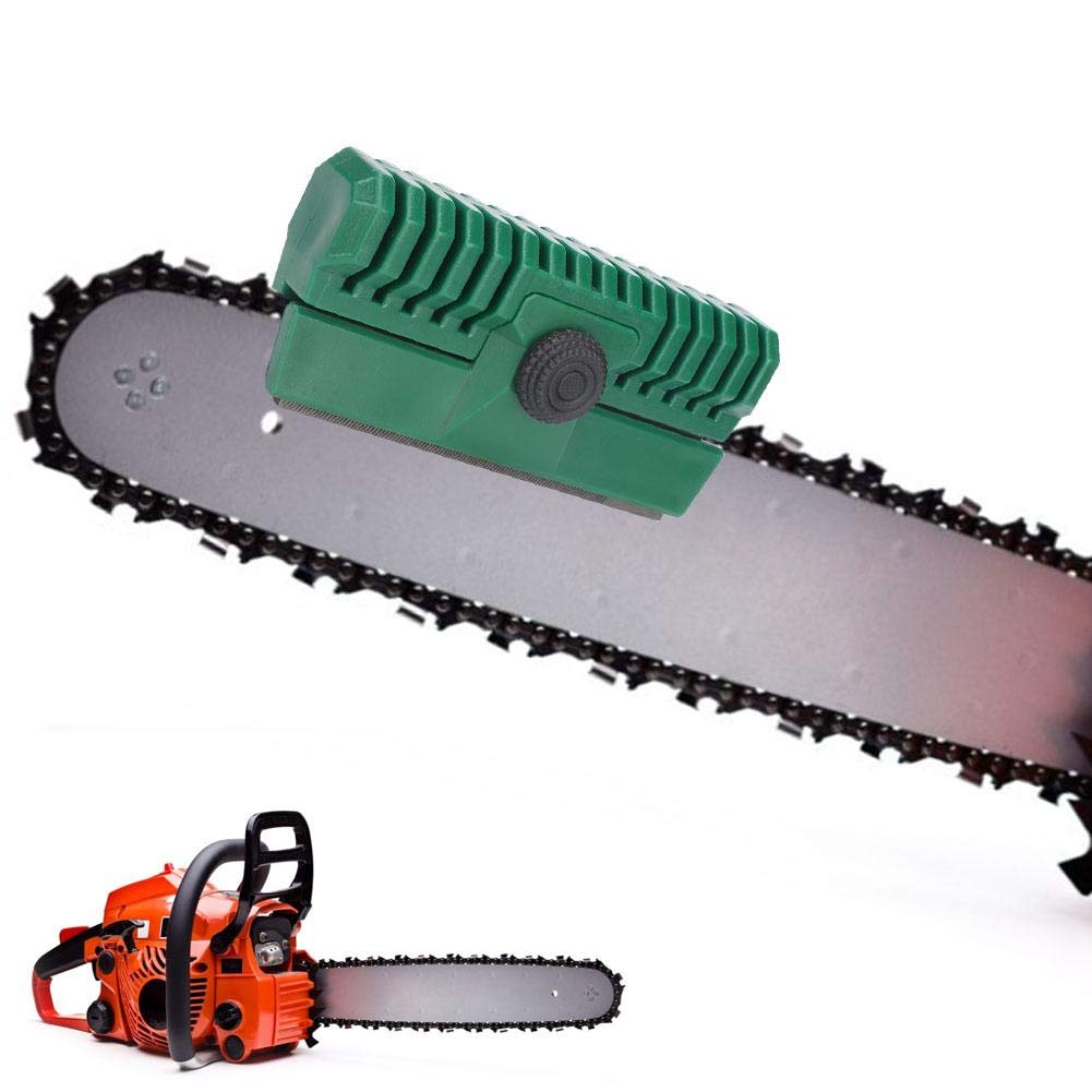 TOPINCN Electric Chainsaw Chain Bar Rail Dresser & File Kit – Chainsaw Chain Synchronizer Track Repair Tool Set for Wood Cutting & Maintenance