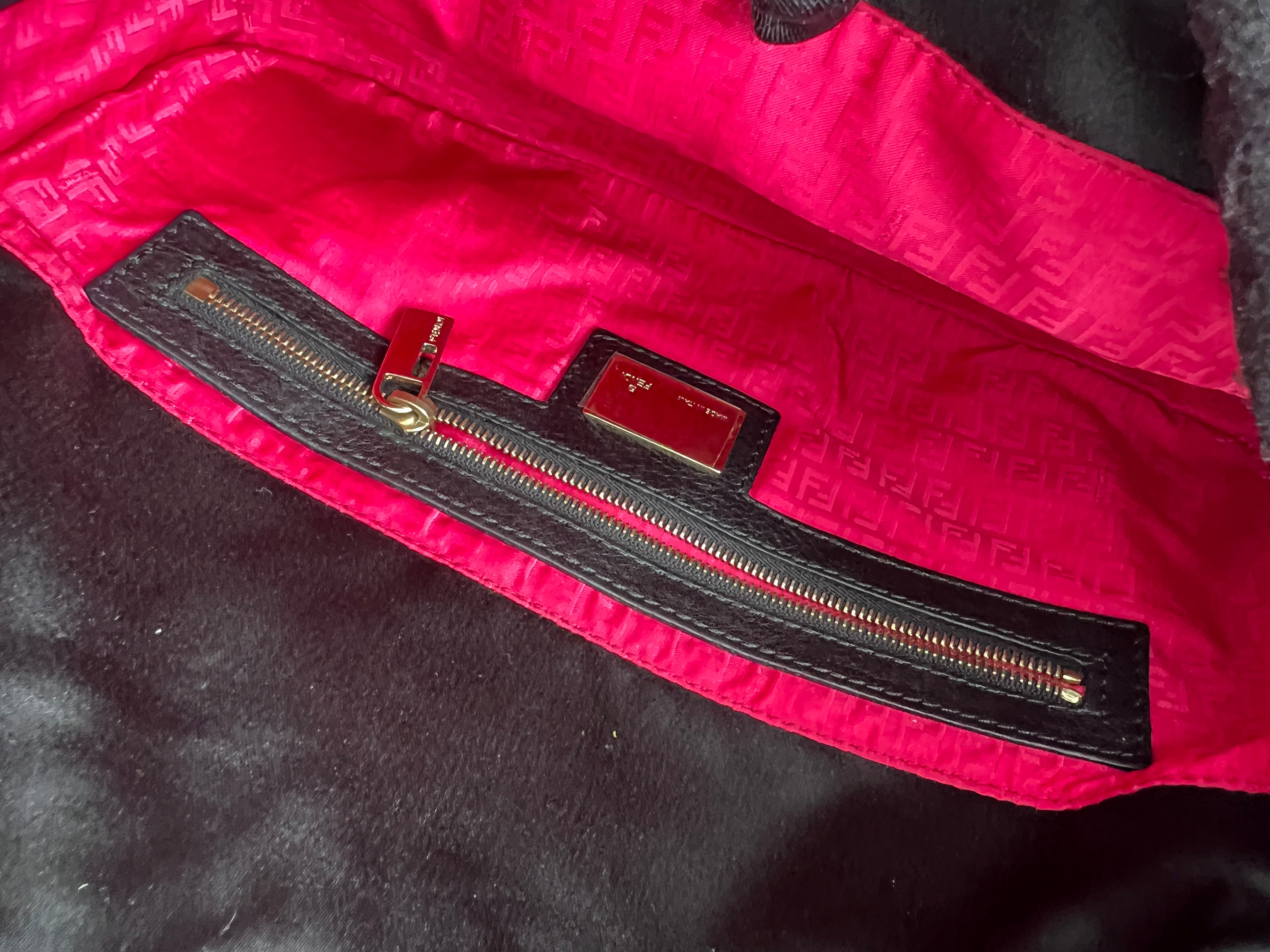 Fendi Multicolor Embroidered F Logo Baguette Bag - Stylish Crossbody Purse for Women, Perfect for Parties, Dates & Everyday Use