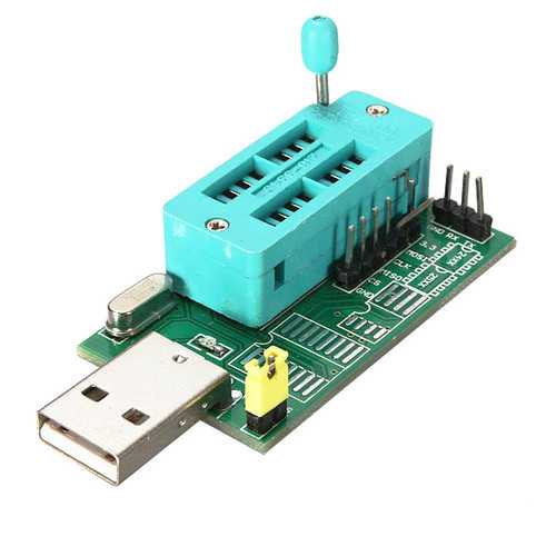 CH341A USB Programmer for 24/25 Series EEPROM Flash BIOS - Upgrade DVD, USB, BIOS Chips - Perfect for Computer Repair & Electronics DIY Projects