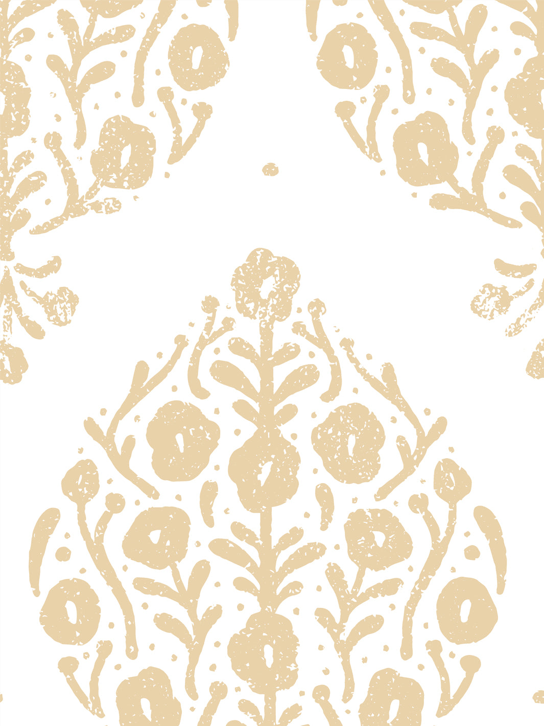Eleanor White Ground Wallpaper by Sugar Paper Hay - Elegant Floral Peel and Stick Wallpaper for Bedroom, Living Room & Nursery Decor