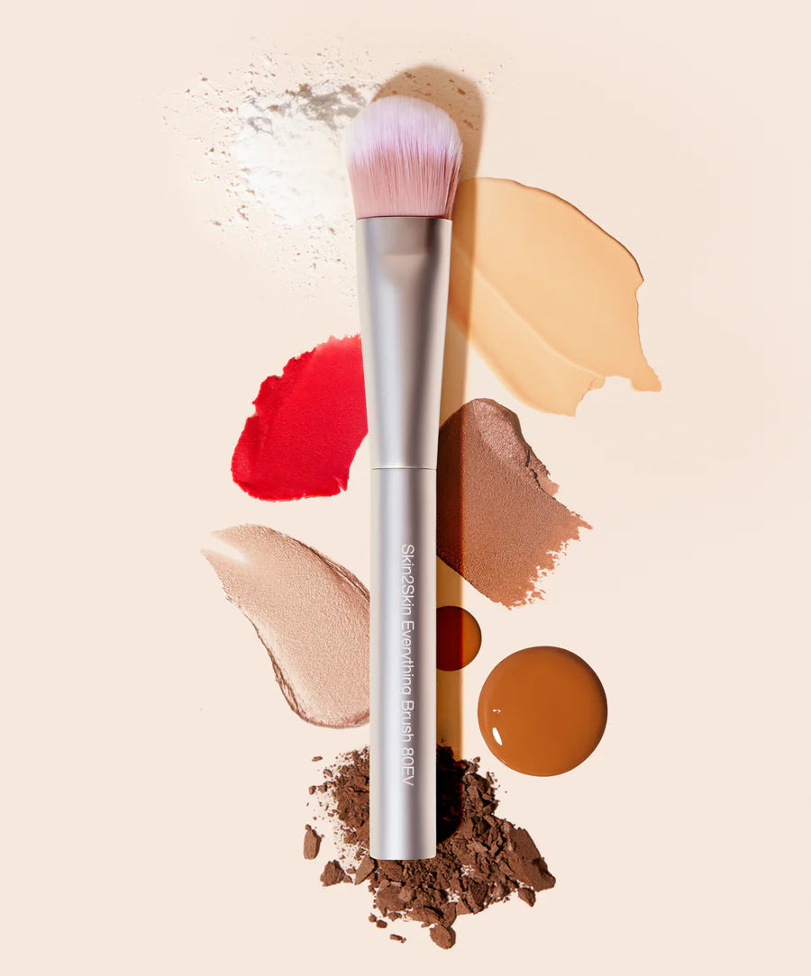 Skin2Skin Everything Brush - All-in-One Makeup Brush Set for Foundation, Concealer, Blush & More | Perfect for Daily Makeup, Travel & Professional Use