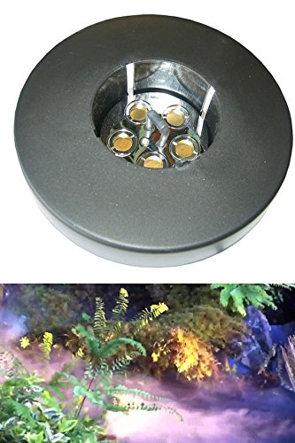 5 Disc Mist Maker Float Ring - Cool Mist Fountain for Home, Office, Spa - Creates Relaxing Ambiance for Parties, Yoga & Meditation