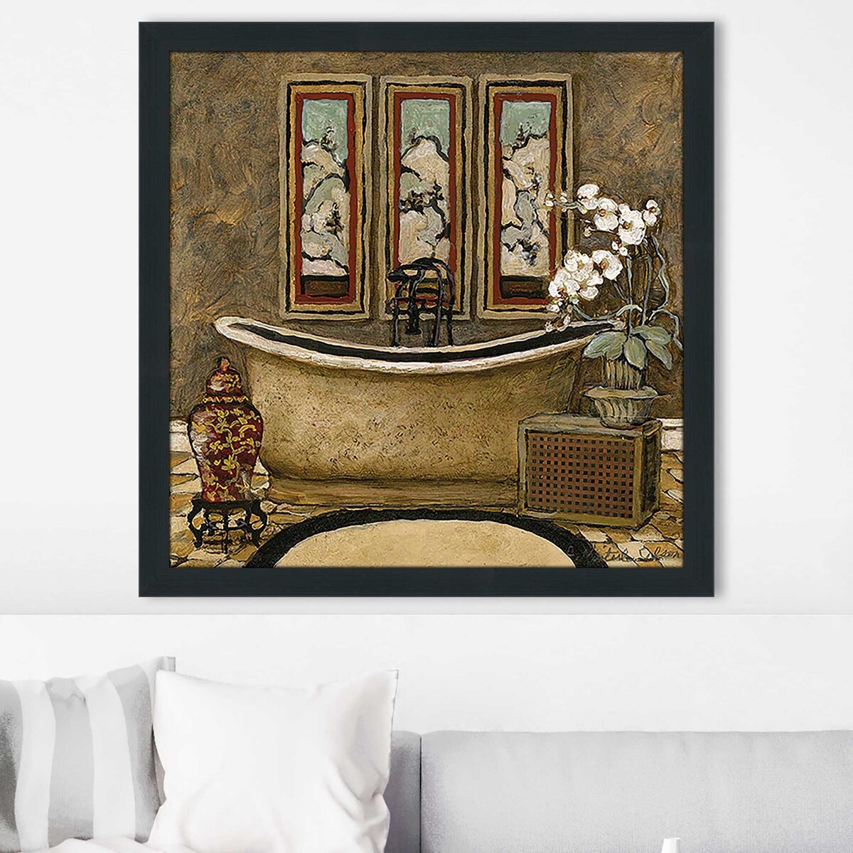 Asian Warmth II Acrylic Wall Art Print - Modern Home Decor for Living Room, Bedroom & Office