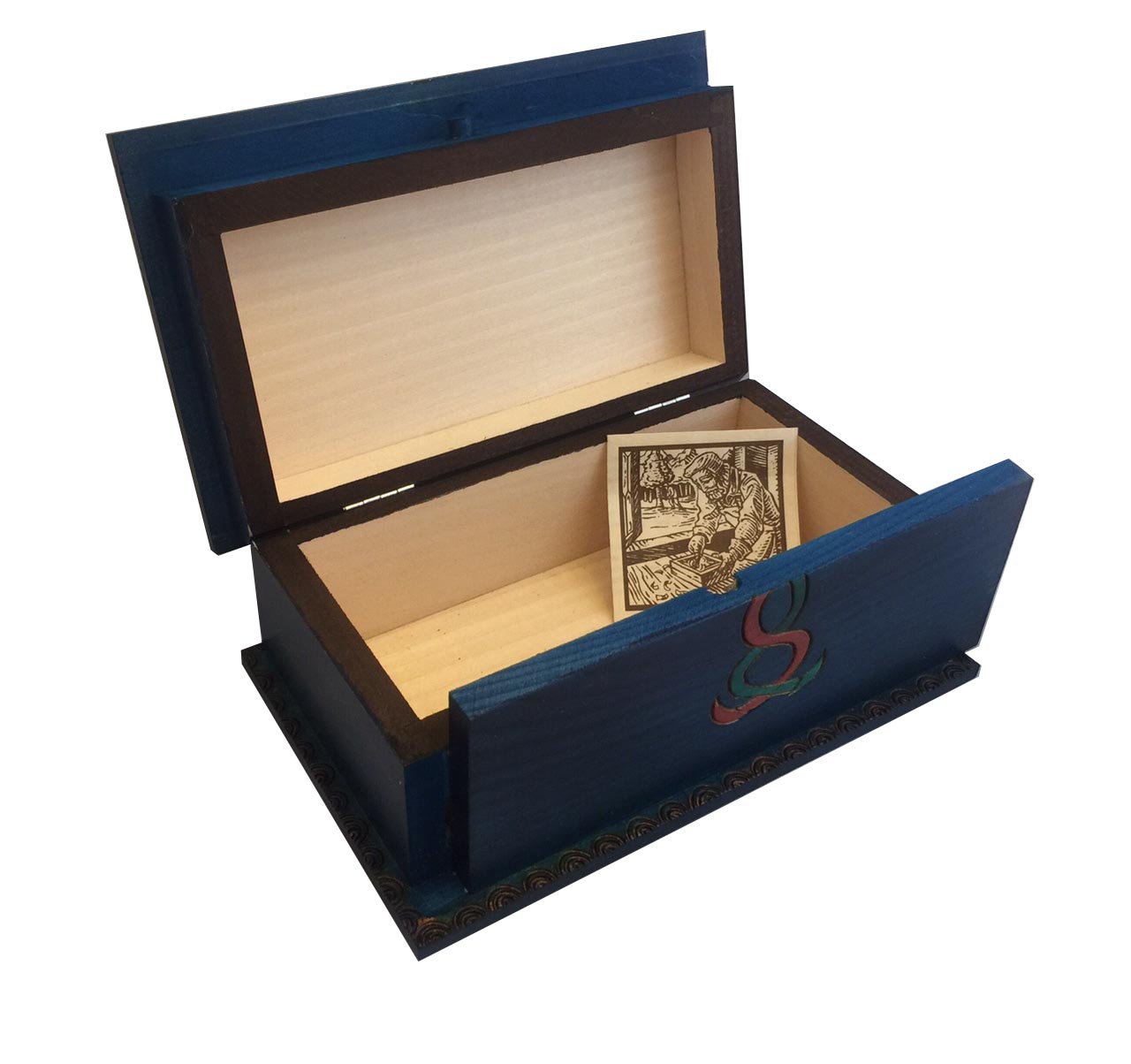 Dragons In Love Large Secret Wooden Puzzle Box - Brain Teaser Gift for Adults & Teens - Perfect for Valentine's Day, Anniversary & Romantic Surprises