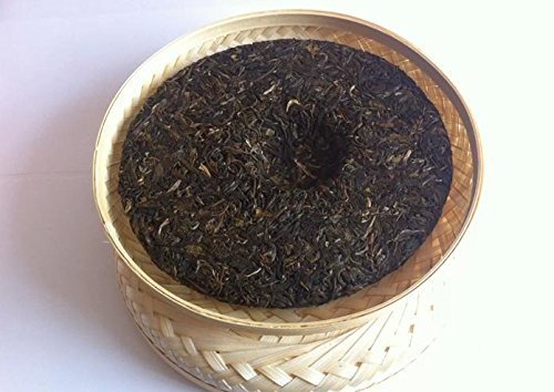 Premium Grade Pu Erh Black Tea Cake - 714g Unfermented Raw Tea in Bamboo Box | Perfect for Gifting, Tea Ceremonies & Relaxation