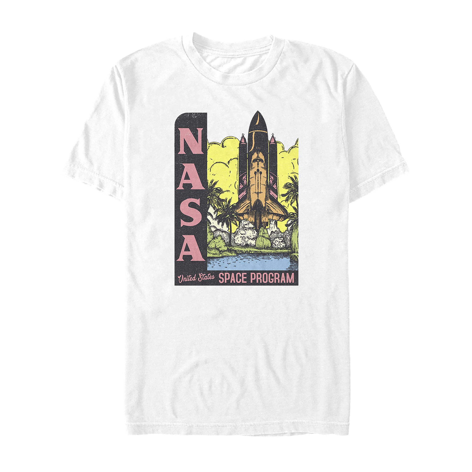 Vintage NASA Space Program T-Shirt for Men - Retro Astronaut Graphic Tee - Casual Cotton Shirt for Space Enthusiasts, Science Fans & Everyday Wear