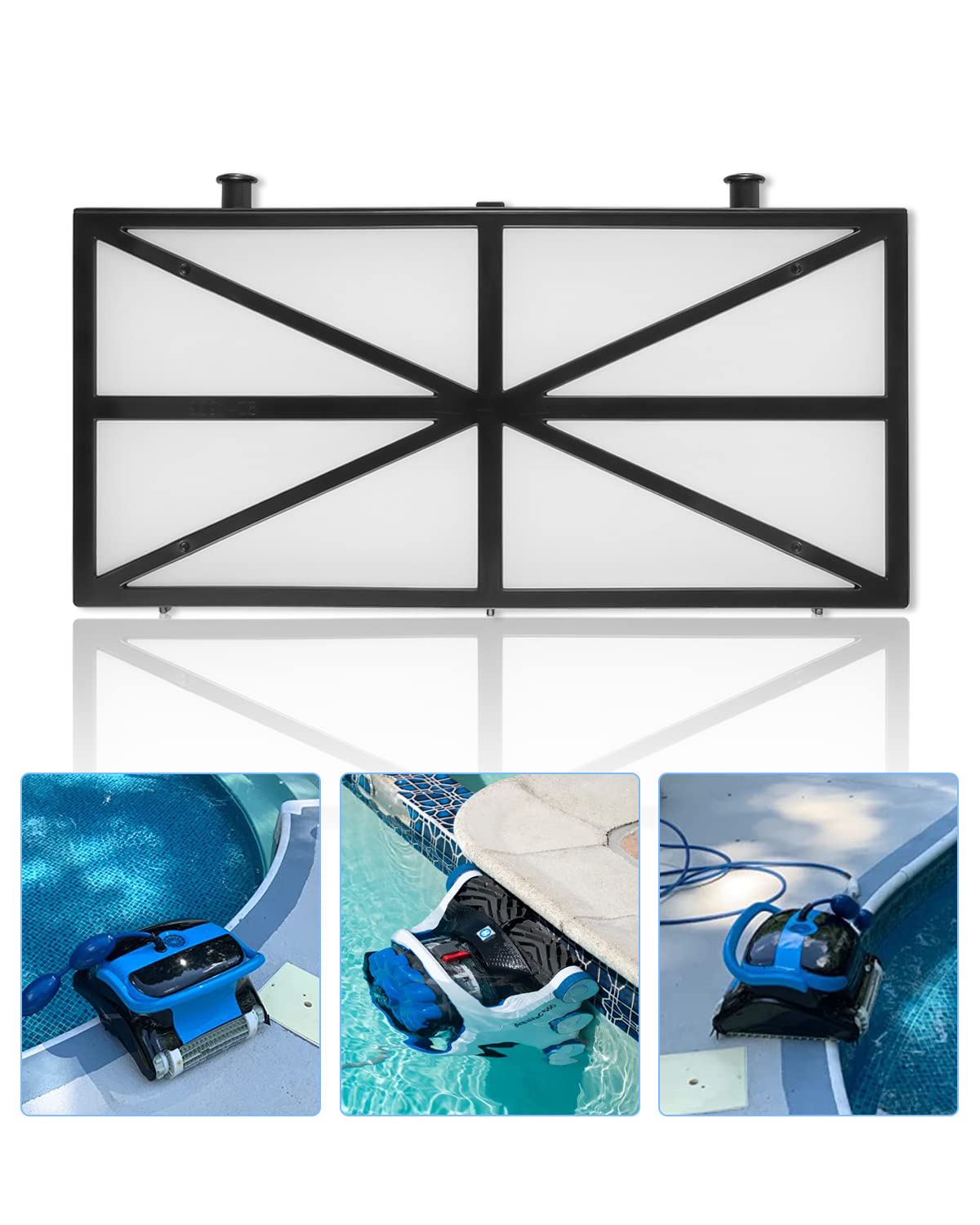 Dolphin Nautilus Triton DX6 Pool Cleaner Spring Filters 9991408-R4 - Replacement Cartridge Panels for Efficient Pool Cleaning | Perfect for In-Ground & Above-Ground Pools