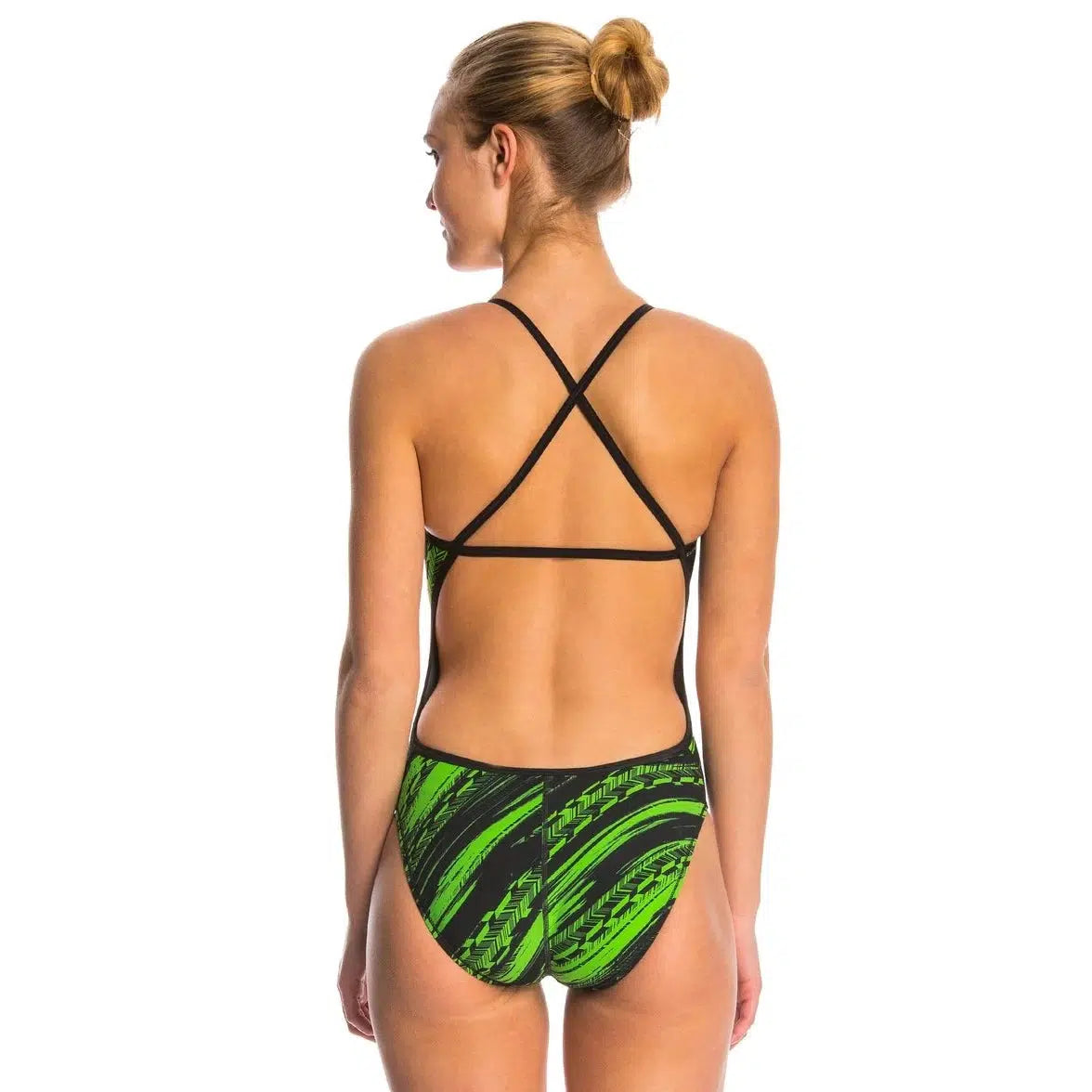 Speedo Women's Mind Over Crossback One Piece Swimsuit - High Performance Training & Competitive Swimwear for Pool & Beach Workouts