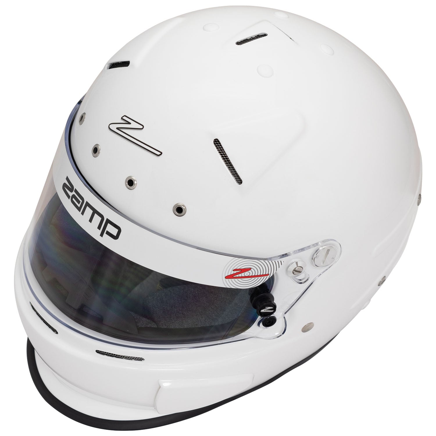 Zamp RZ 70E Racing Helmet - FIA 8859-2015 & Snell SA2020 Certified - Lightweight Switchable Visor for Motorsports, Karting, and Track Racing