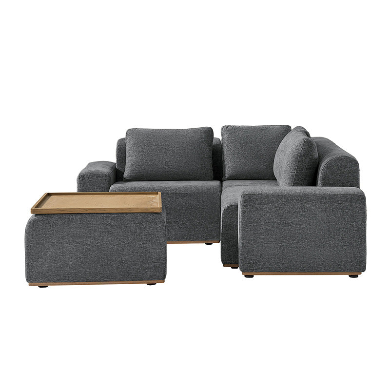Premium Terra Cloud Sofa with Built-in Table - Modern Comfort for Living Room, Lounge & Outdoor Relaxation