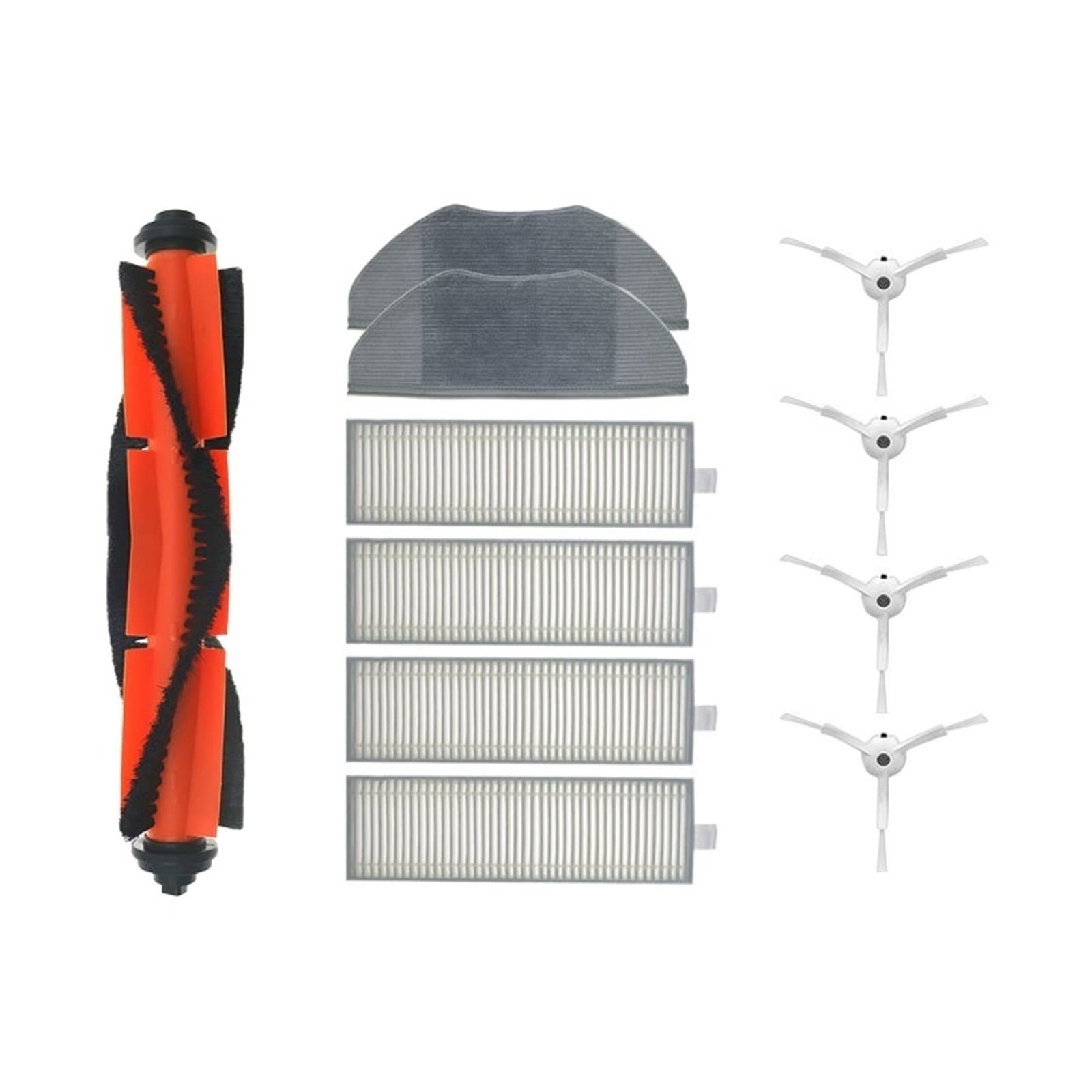 HEPA Filter & Side Brush Replacement for Mijia G1 Robot Vacuum Cleaner - 11pcs Essential Spare Parts Kit for Mi Robot Vacuum Mop - Perfect for Home Cleaning & Maintenance (Color Options Available)