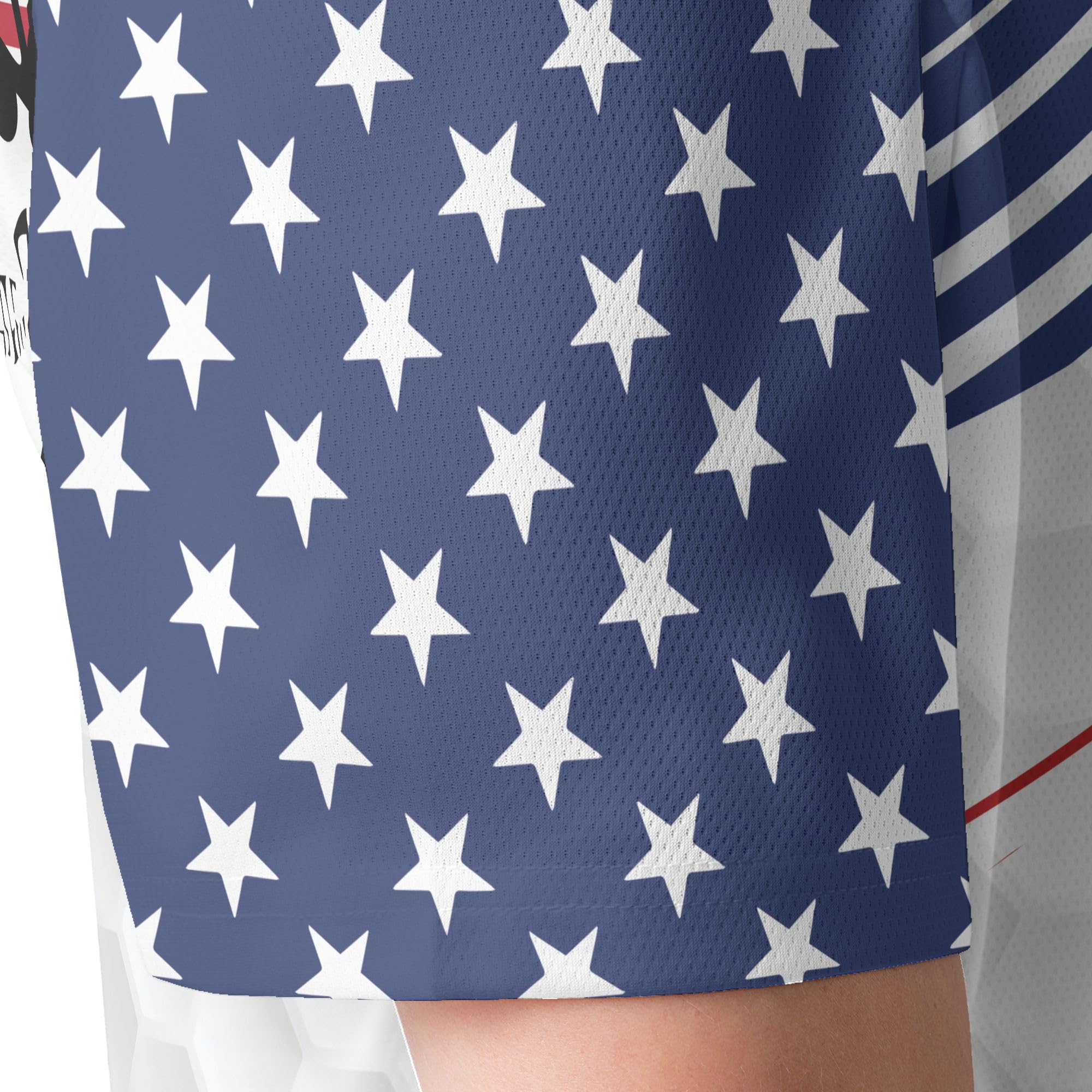 HYPERFAVOR Patriotic Golf Shirts for Men - American Flag Polo Shirts for Golfers - Breathable Short Sleeve Performance Shirt - Perfect for Golf Tournaments, 4th of July Celebrations & Patriotic Events