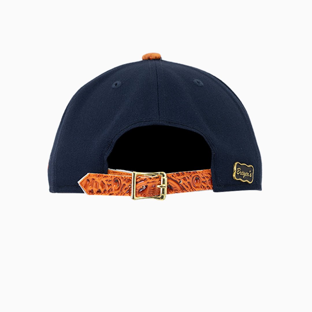 Breyer's Buck 50 Chicago Bears NFL Team Patent Leather Baseball Cap - Perfect for Football Games, Tailgating & Sports Fan Gifts