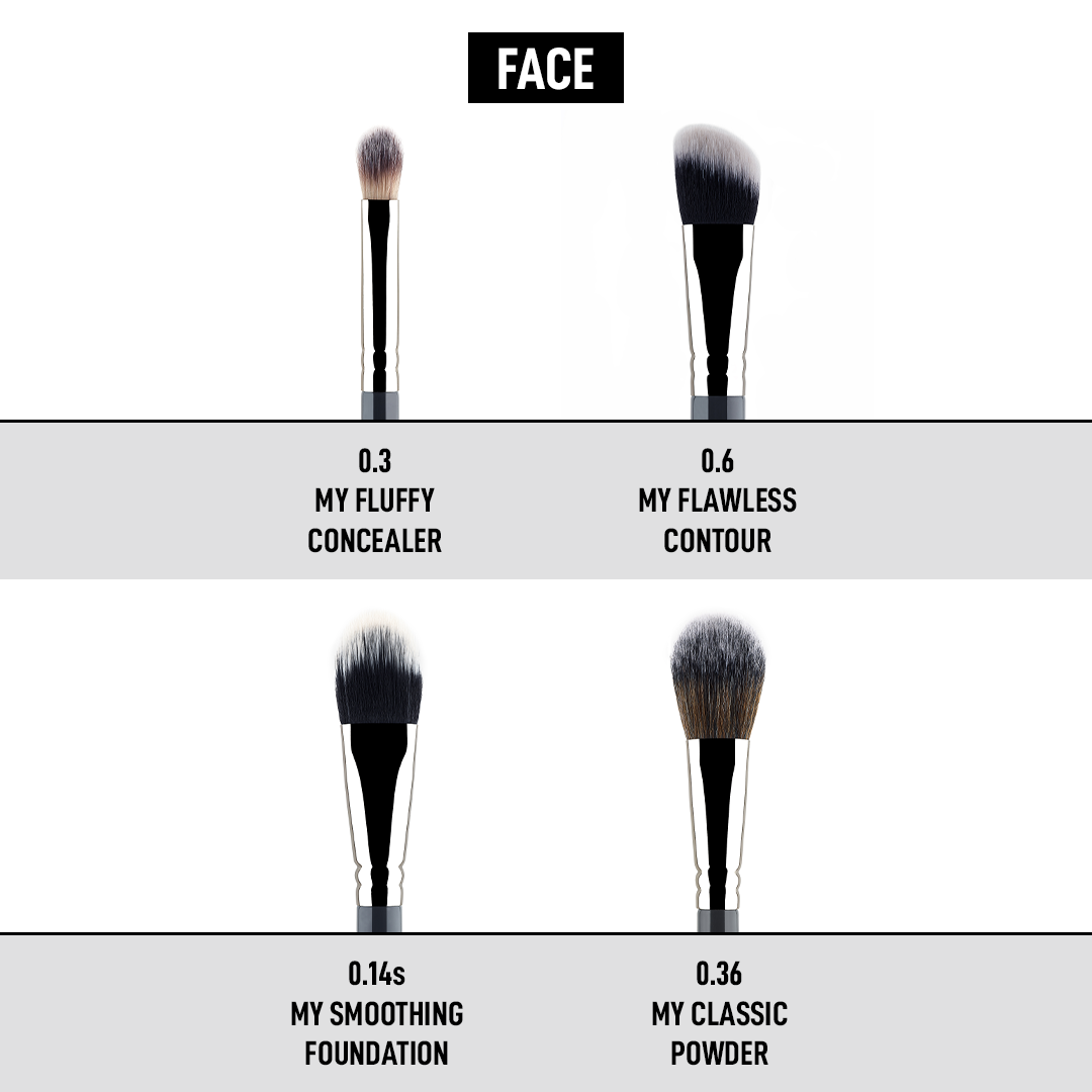 Professional 12-Piece Essential Artistry Brush Set for Makeup & Face Painting - Perfect for Beginners, Artists & Cosplay Enthusiasts | Ideal for Daily Makeup, Special Effects & Halloween Costumes