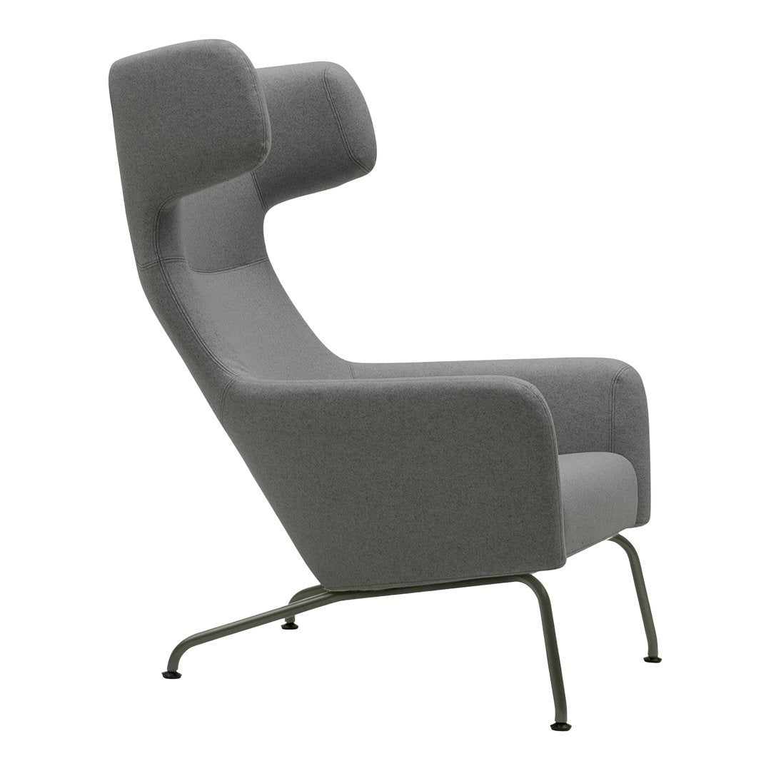 Havana Wing Chair - Mid-Century Modern Accent Armchair for Living Room, Bedroom & Office - Comfortable Upholstered Lounge Chair with High Back Support - Perfect for Reading, Relaxing & Home Decor