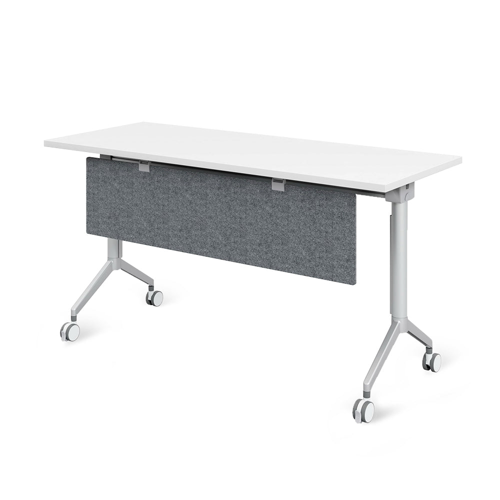 Theo Training Desk - Adjustable Height Standing Desk for Home & Office - Ergonomic Workstation for Laptop & Computer Use - Perfect for Remote Work, Study & Gaming