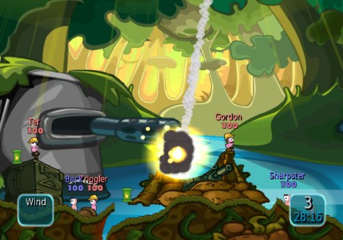 Worms Battle Island - Fun Multiplayer Game for Nintendo Wii | Family & Party Entertainment