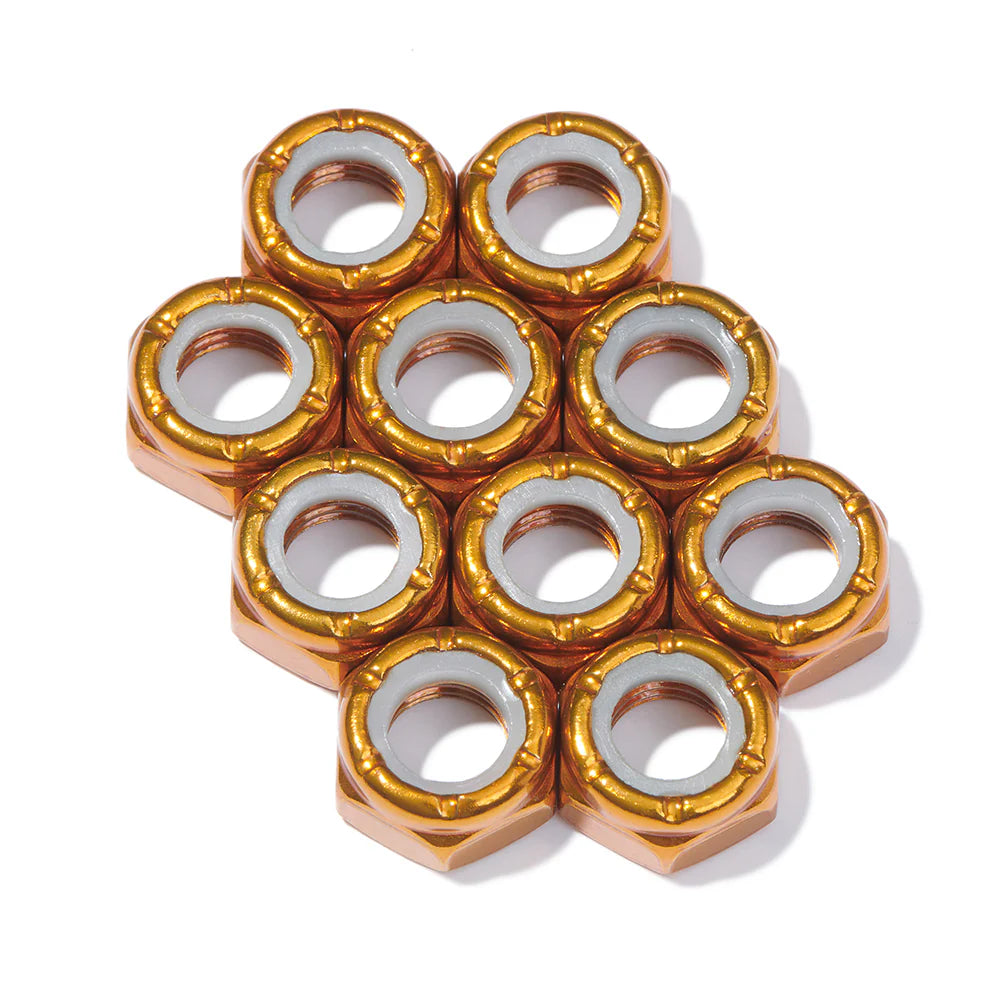 Defiant 8MM Axle Nuts Set of 10 - Heavy Duty Lug Nuts for Cars, Trucks & Motorcycles - Perfect for Wheel Maintenance & Off-Road Adventures