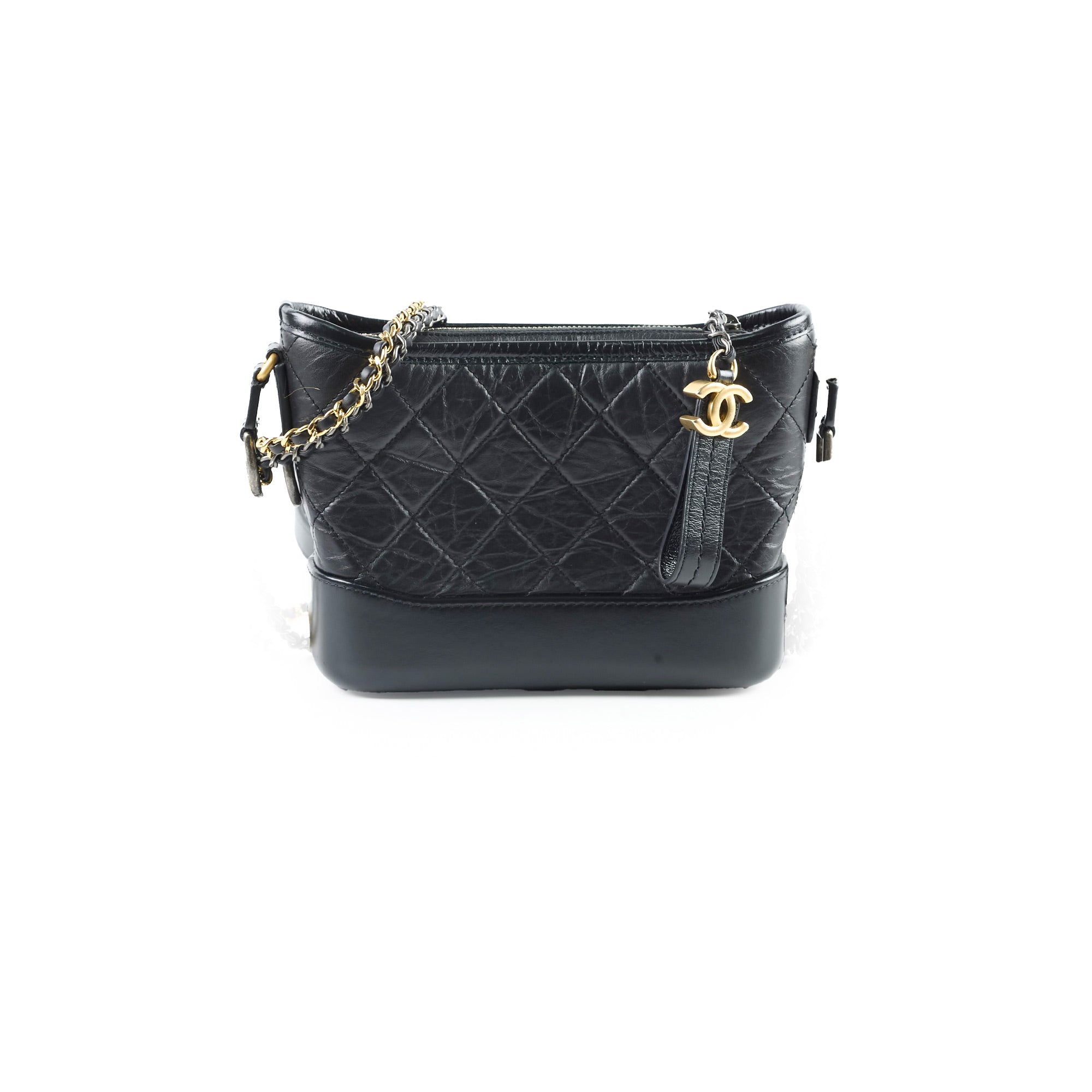 Chanel Small Gabrielle Black Handbag with Microchip - Luxury Designer Crossbody Bag for Women, Perfect for Date Night & Evening Events