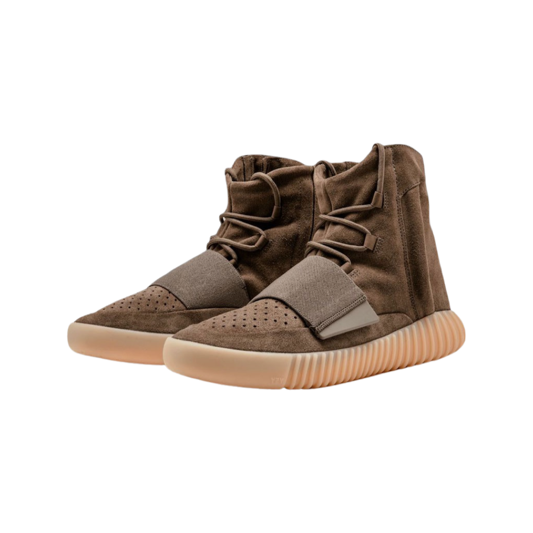 Adidas Yeezy Boost 750 Sneakers - Light Brown Gum Sole | Men's High-Top Casual Shoes for Streetwear & Urban Fashion