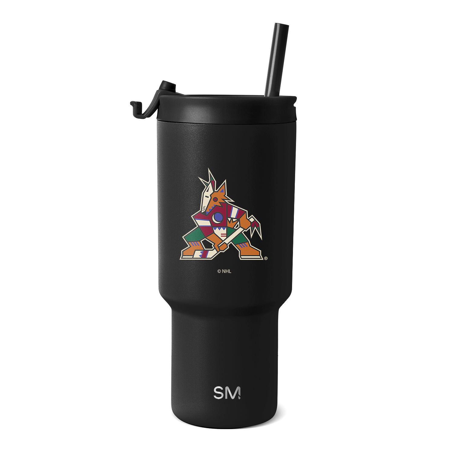 NHL Trek Tumbler 20oz Insulated Stainless Steel Water Bottle with Lid - Keeps Drinks Hot/Cold for Hours - Perfect for Hockey Games, Outdoor Adventures & Gym Workouts