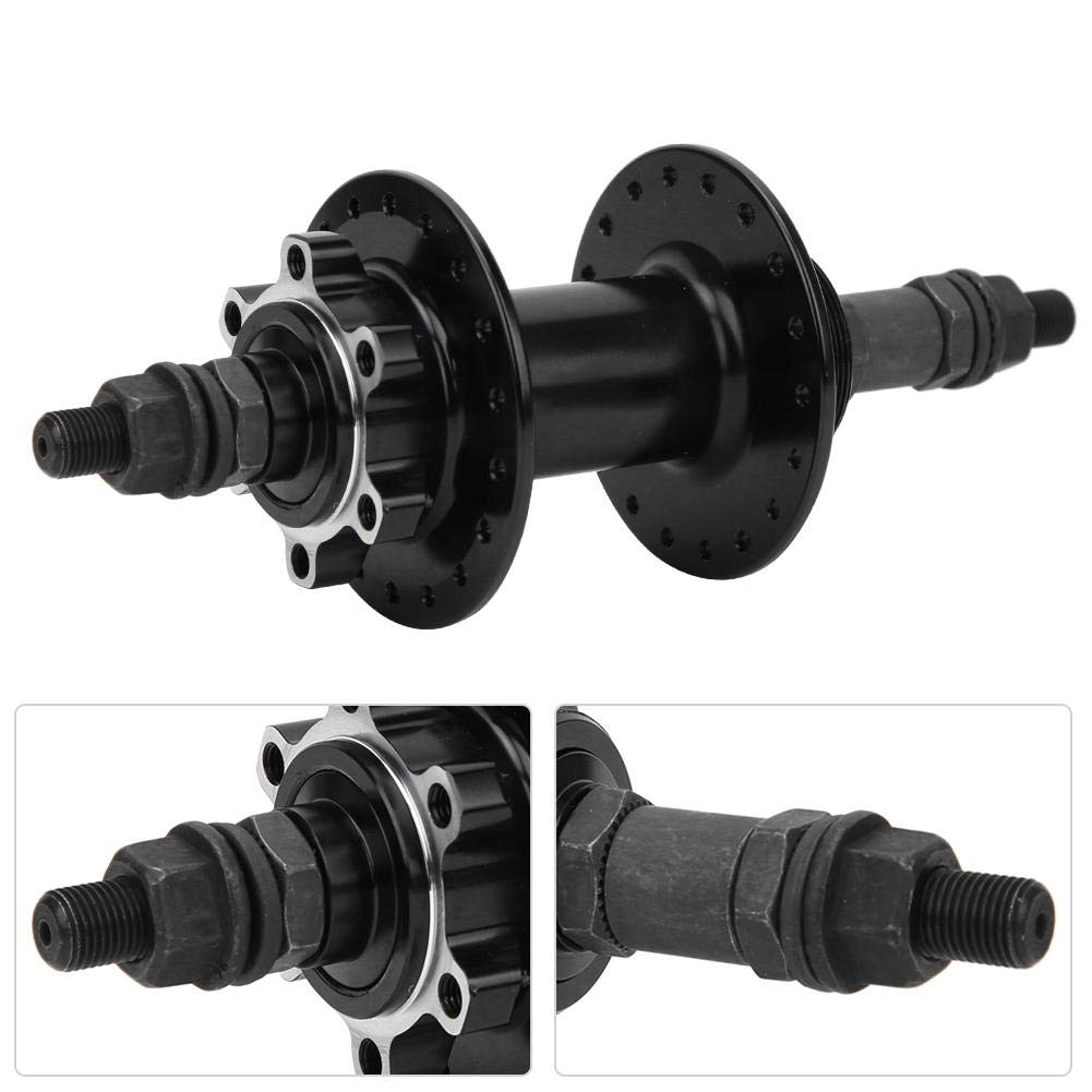 Aluminum Alloy Mountain Bike Hub Axle Replacement Kit - Short Bearing Fittings for MTB Cycling | Durable Bike Hub Shiner for Trail Riding & Commuting