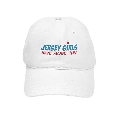 White - Jersey Girls Have More Fun Cap