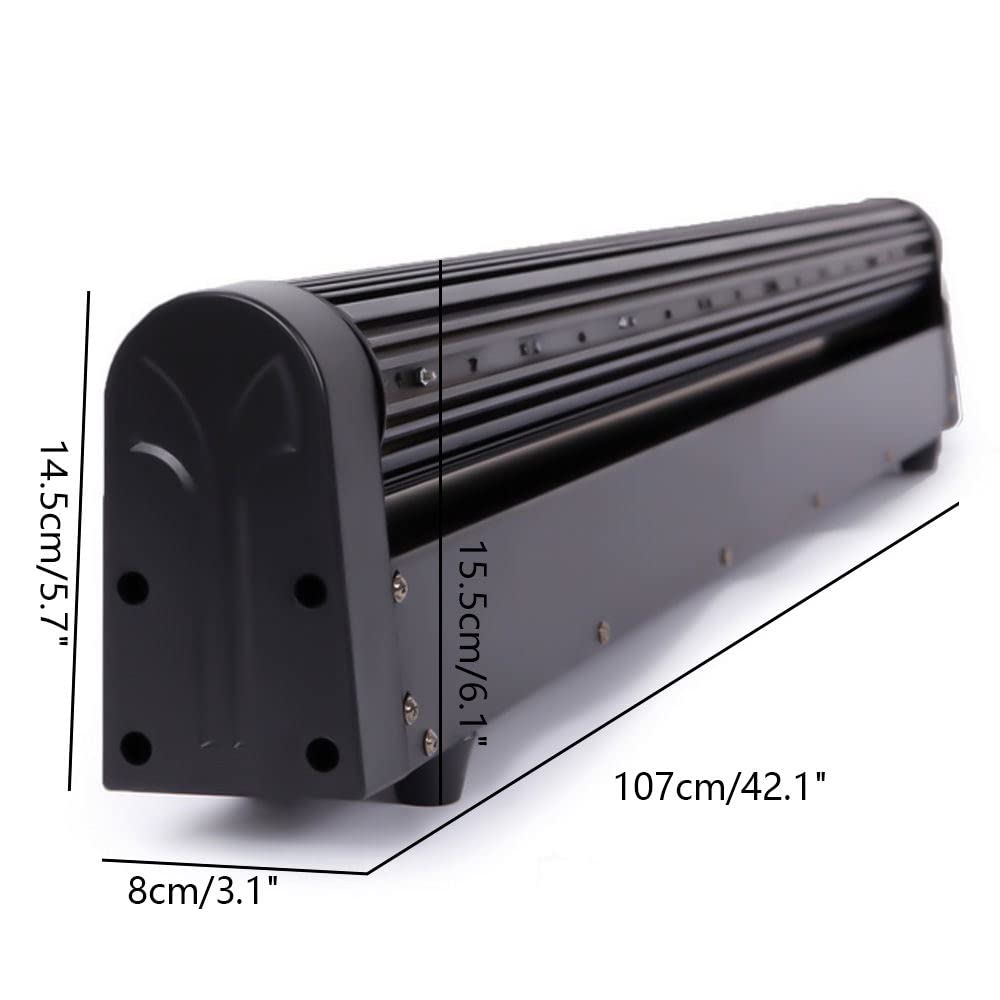 2PCS 8x10W LED Moving Head Stage Lights - 4-in-1 RGBW DMX512 Sound Activated Strobe Effect DJ Lighting for Disco, KTV, Club, Party & Wedding | Professional Stage Lighting for Live Shows & Events