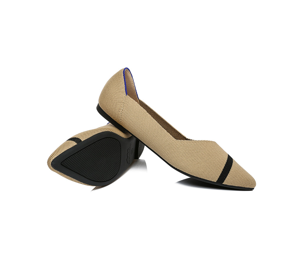 TARRAMARRA® Women's Foldable Pointed Toe Ballet Flats - Comfortable Slip-On Shoes for Work, Travel & Casual Wear | Tania Collection