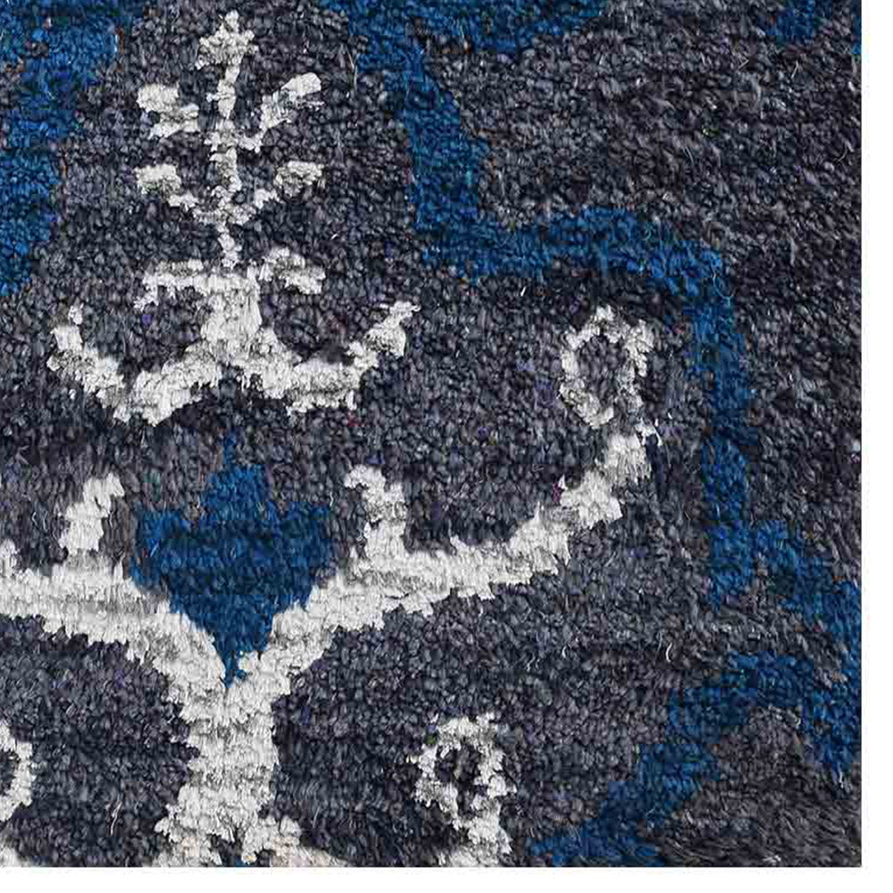 Handmade Bilbao Wool Area Rug - Traditional Hand Knotted Design for Living Room, Bedroom & Home Decor