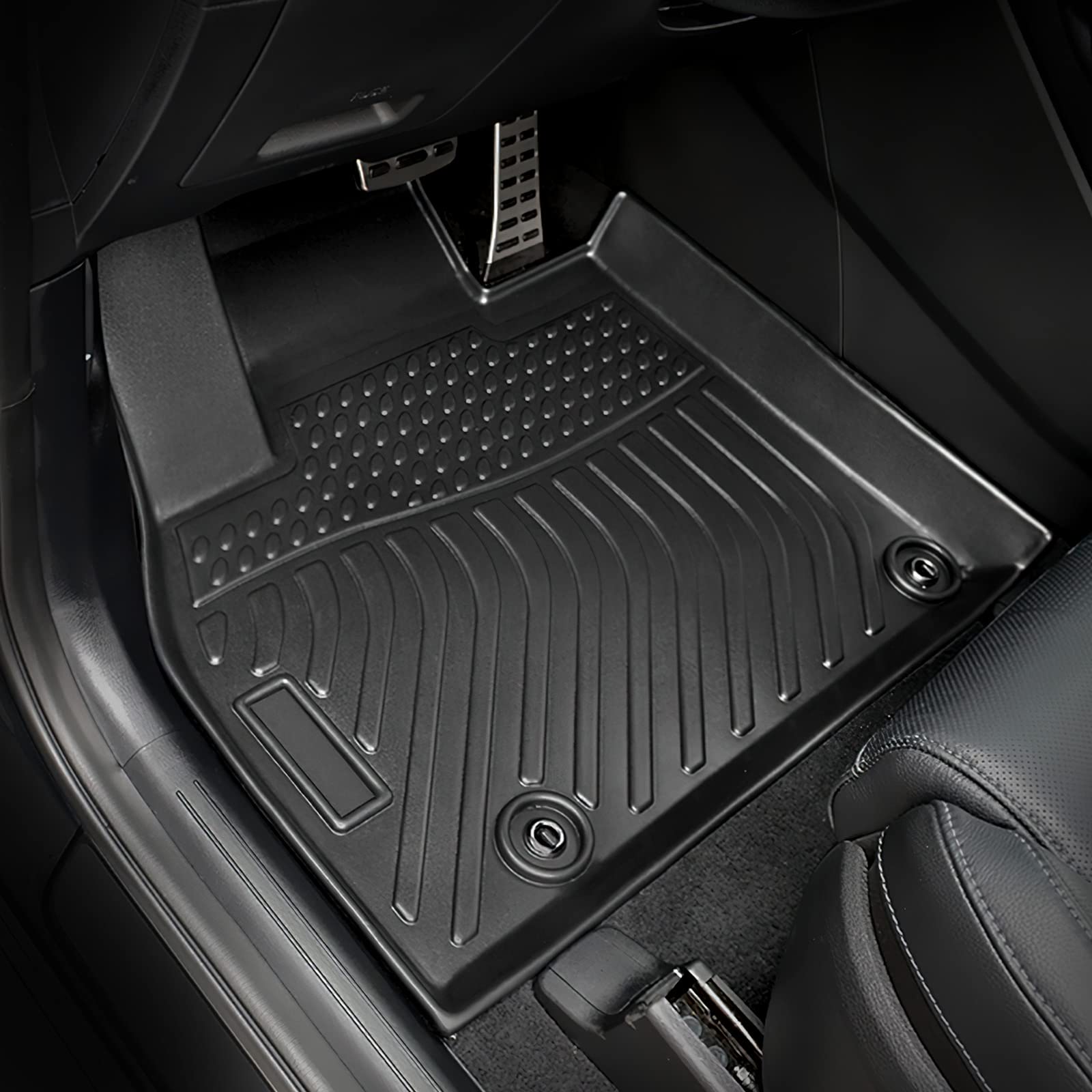 Premium All-Weather Floor Mats & Cargo Liner for Kia Telluride 2020-2025 - Anti-Slip Rubber Car Mats with Tech Protection - Perfect for Daily Commute, Family Road Trips & Outdoor Adventures