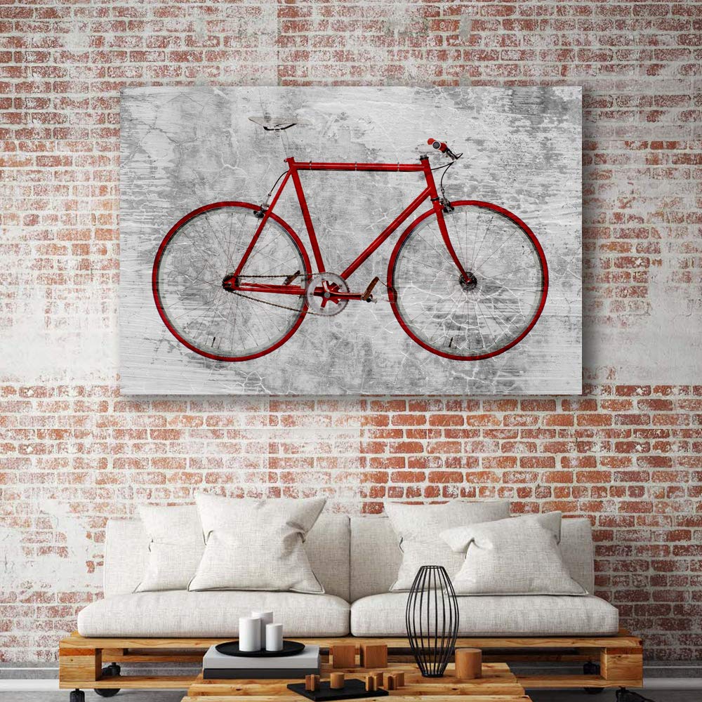 Outdoor Bike Giclee Canvas Wall Art - 12x18 Inches, Perfect for Bedroom, Living Room, House Decoration, and Home Art