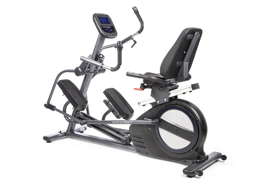 BodyCraft SCT400g Seated Elliptical Cross Trainer - Low Impact Cardio Machine for Home & Office Use - Perfect for Rehabilitation, Seniors & Sedentary Workers