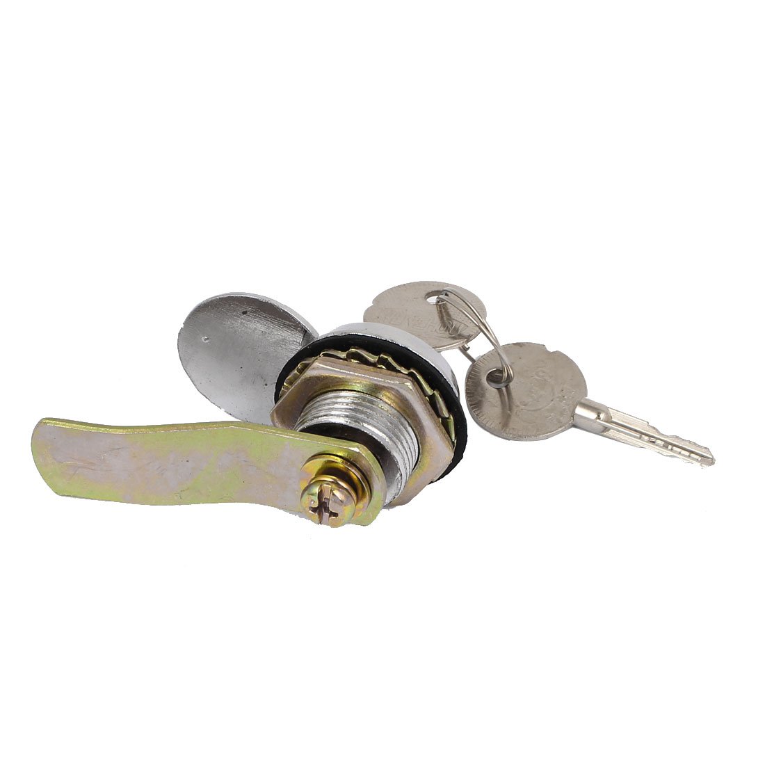 uxcell 20mm Diameter Threaded Metal Cylinder Head Mailbox Drawer Security Cam Lock - Perfect for Mailboxes, Cabinets, Lockers & Storage Units