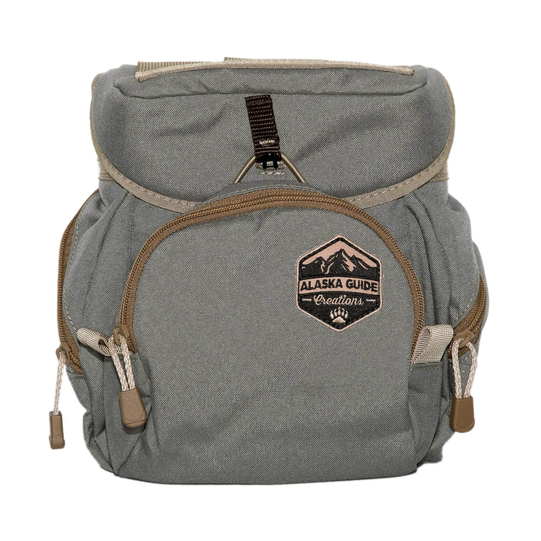 Alaska Guide Creations Denali ROK7 X56 Series Binocular Harness Case Bag - Waterproof Field Accessory for Hunting, Hiking & Bird Watching | Quick-Release Comfort Strap for Binoculars & Rangefinders (Foliage Green)
