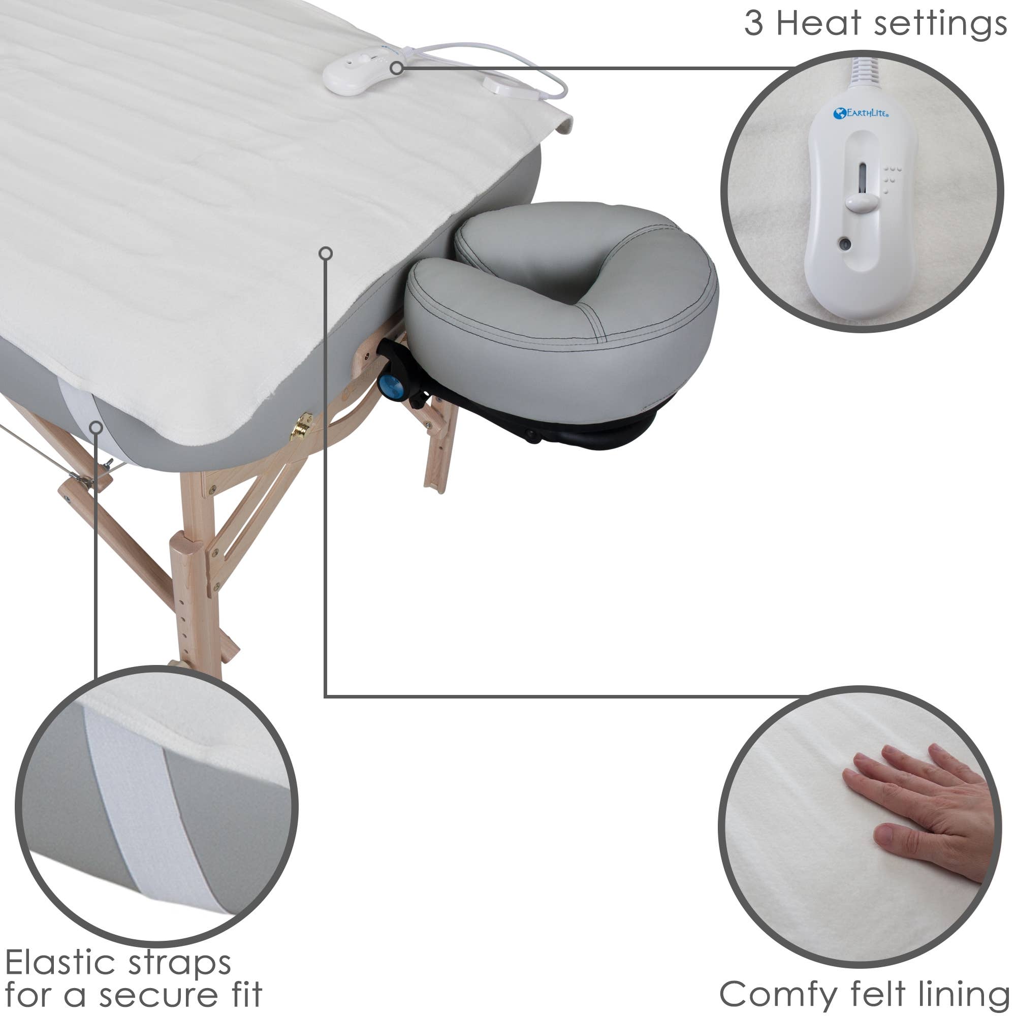 Professional Bodyworker's Choice Massage Table Warmer - Electric Heating Pad for Spa & Physical Therapy - Perfect for Massage Therapists, Chiropractors & Home Use