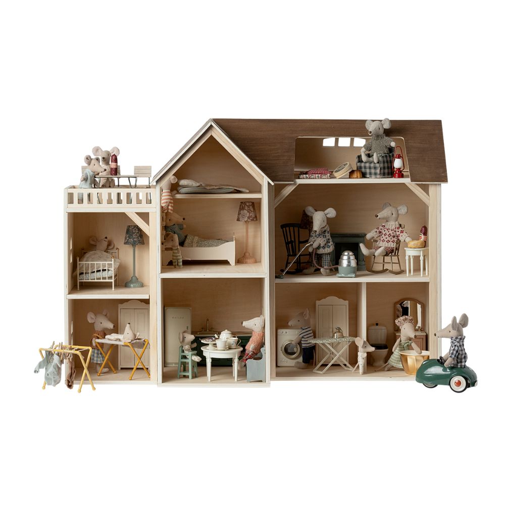 Maileg Mouse Hole Farmhouse Annexe - Miniature Dollhouse Accessory for Kids' Pretend Play & Room Decor | Perfect for Imaginative Play, Storytelling & Collectors
