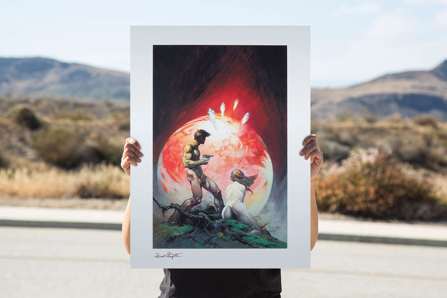 Sideshow Collectibles Red Planet Fine Art Print - Premium Wall Art for Sci-Fi & Space Enthusiasts - Perfect for Home, Office & Gallery Decor