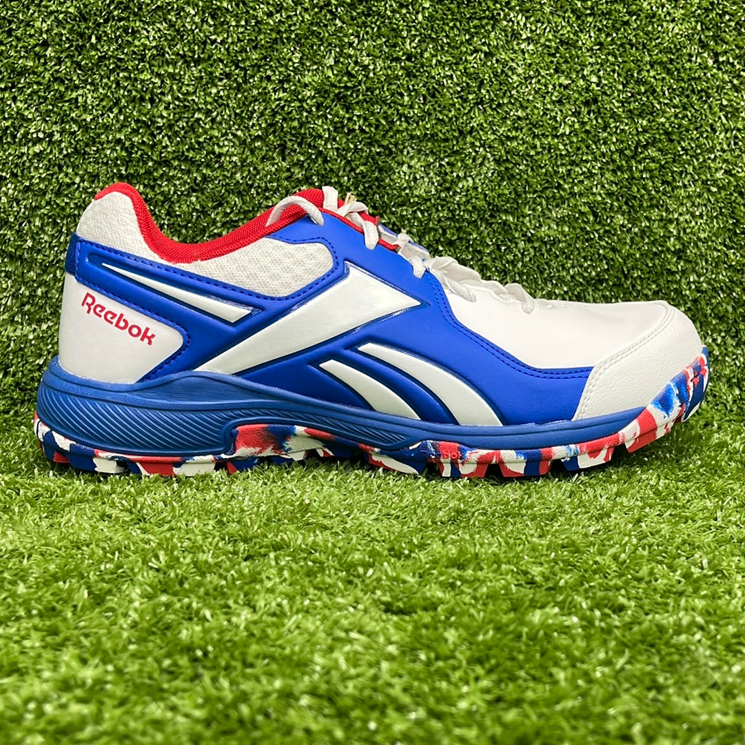 Reebok Re Volve White & Red Cricket Shoes - Lightweight & Durable for Men's Cricket Matches & Training
