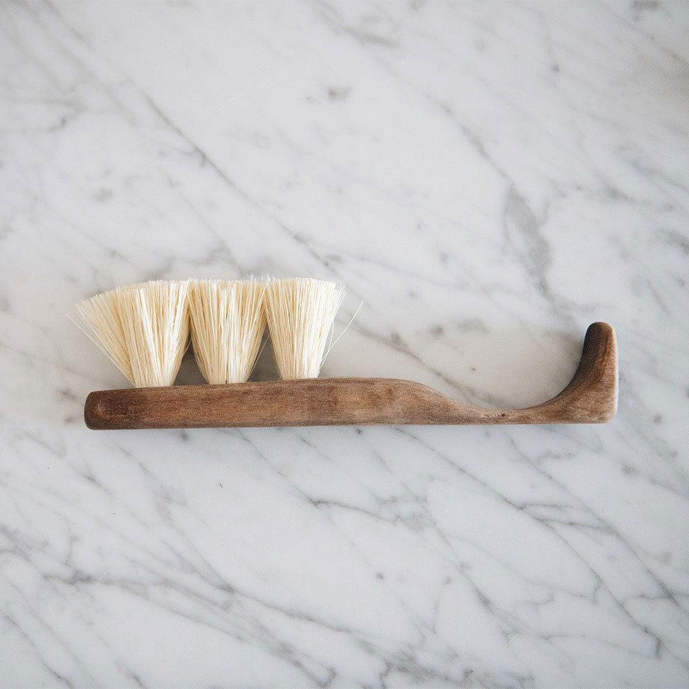 Premium Medium Wooden Counter Brush No. MT0933 - Natural Wood Handle & Durable Bristles for Kitchen, Restaurant, and Home Cleaning