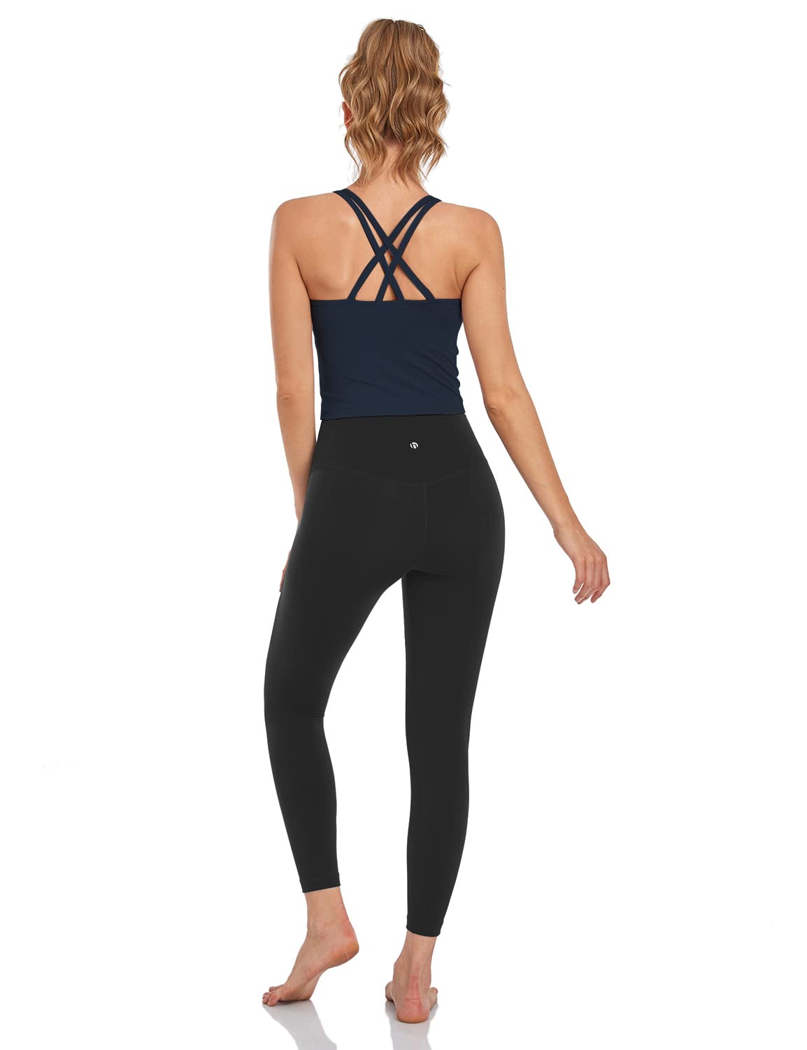 HeyNuts Longline Zeal Bras - Medium Impact Wirefree Sports Bras for Women A-D Cups, Workout Tank Tops with Removable Pads | Perfect for Yoga, Running & Gym